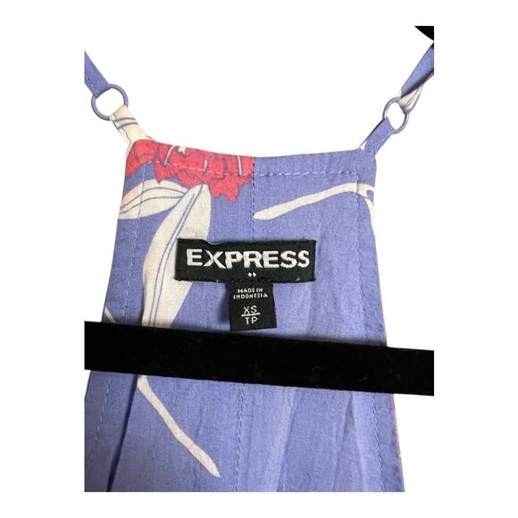 Express Rayon Floral Boho Blouse Shirt Top Cottage Indie Fairy Festival XS - Picture 4 of 7